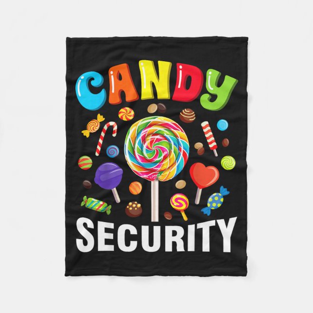 Manta Polar Candy Security Funny Halloween Costume  (Anverso)