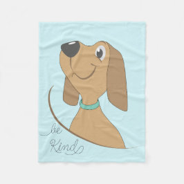 Manta Polar Cañeta De Fleece Dog-Be Kind