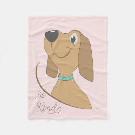 Manta Polar Cañeta De Fleece Dog-Be Kind
