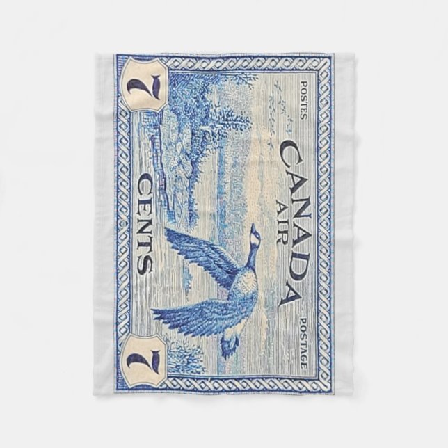 Manta Polar Cañeta de fletes de oca de Canadá (Anverso)