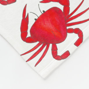 Manta Polar Cangrejos rojos Baltimore Maryland Beach Blanket