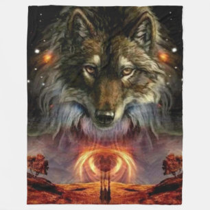 MANTA POLAR CANIS LUPIS (WOLF)