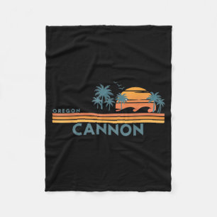 Manta Polar Cannon Beach Oregon vacaciones de verano vintage a