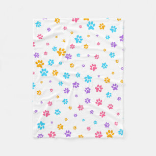 Manta Polar Cañón de flores de patatas de cobre