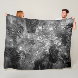 Manta Polar Capas de cristales grises