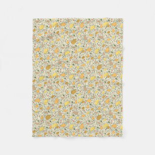 Manta Polar Capibaras en amarillo