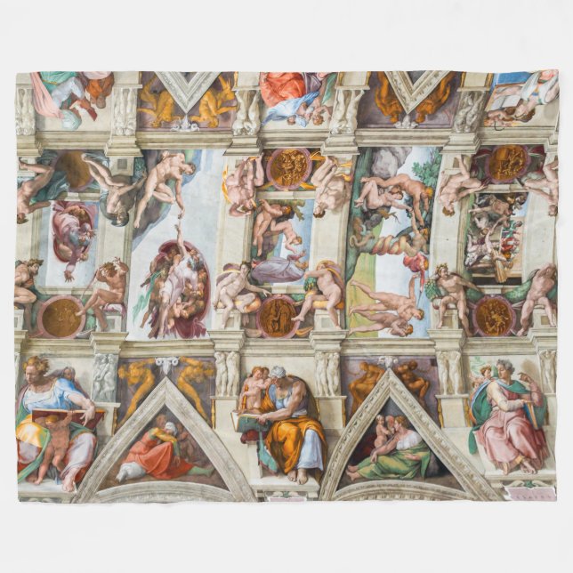 Manta Polar Capilla Sixtina Michelangelo - Vaticano, Roma, Ita (Frente (Horizontal))