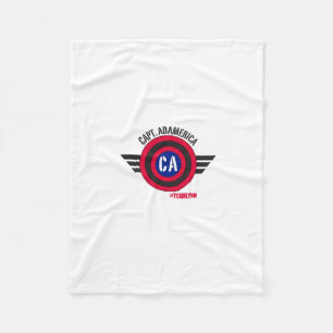 Manta Polar Capitán Adamerica Fleece Blanket