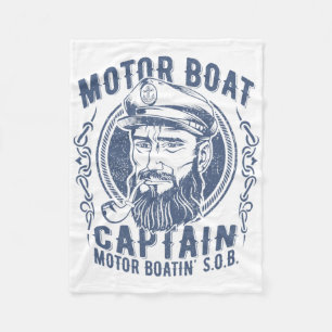Manta Polar Capitán de lancha motora divertido pontón barcaza
