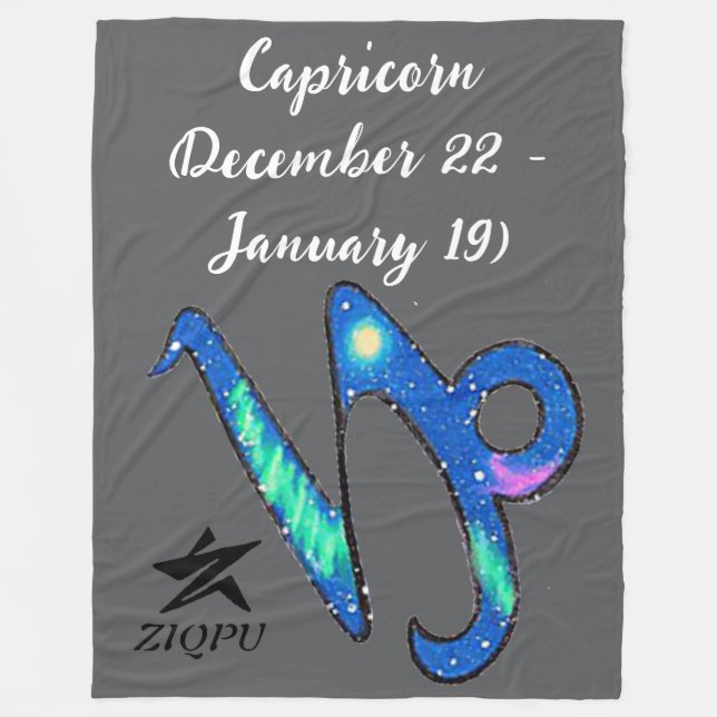 Manta Polar Capricorn Throw Blanket (Anverso)