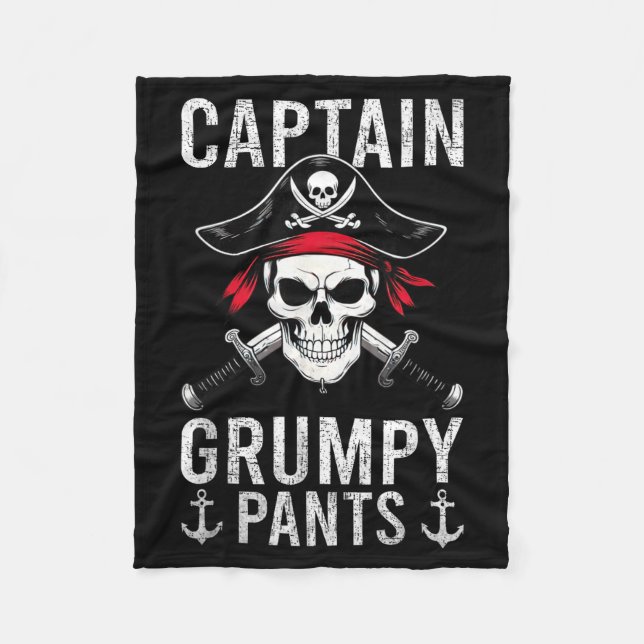 Manta Polar Captain Mpy Pants Rate Humor Skull Graphic  (Anverso)