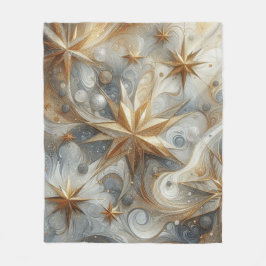 Manta Polar Capturar escena Art Winter y cristales de nieve y 