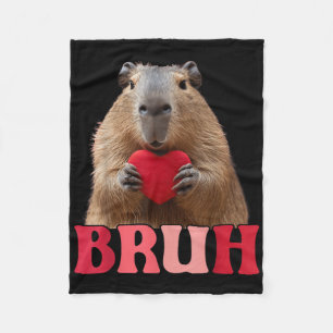 Manta Polar Capybara Bruh Meme Gracioso Diciendo Niños Adolesc