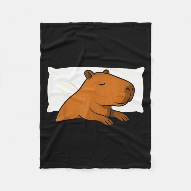 Manta Polar Capybara Favorite Sleepshirt Sleeng Pajamas Boys G (Anverso)