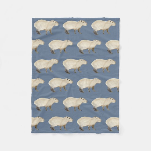 Manta Polar Capybara Fleece Blanket (Anverso)