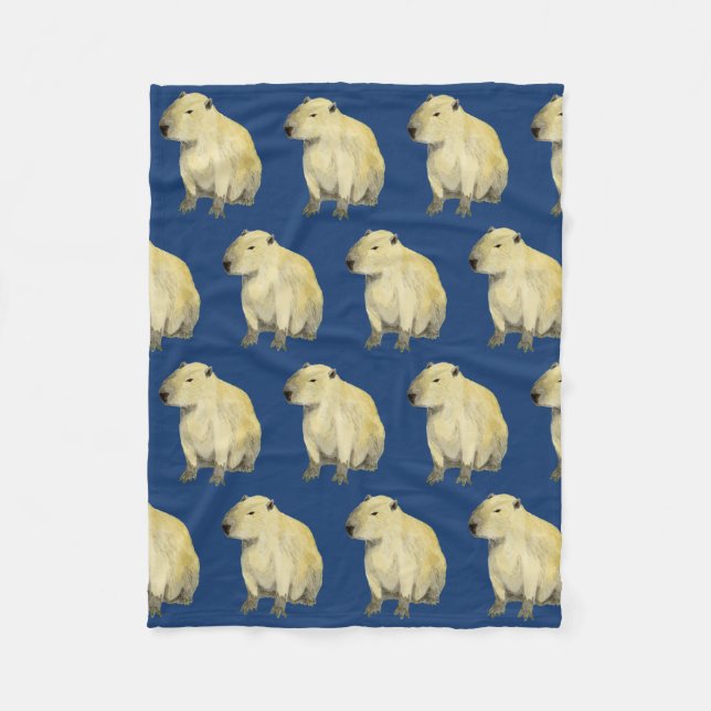 Manta Polar Capybara Fleece Blanket (Anverso)
