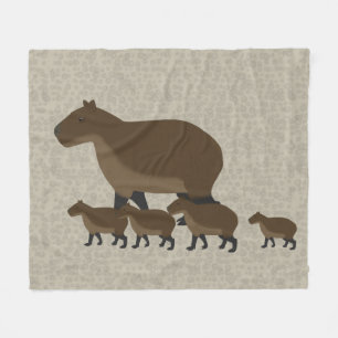 Manta Polar Capybara Fleece Blanket