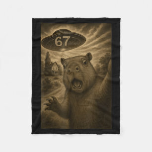Manta Polar Capybara Selfie 67 Meme Seis Siete Divertido Ovni