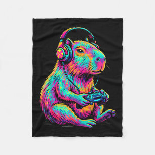 Manta Polar Capybara Videojuegos Jugador Divertido Gráfico de