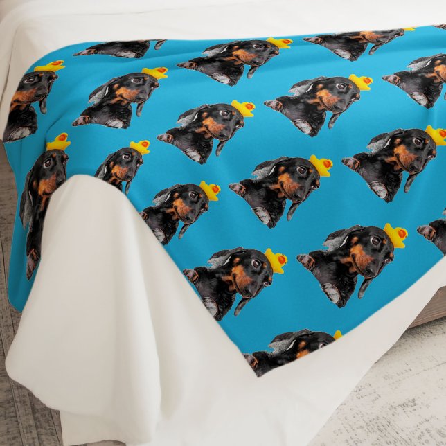 Manta Polar Cara de Perro Personalizada Divertida (Funny Personalized Dog Face Fleece Blanket
)