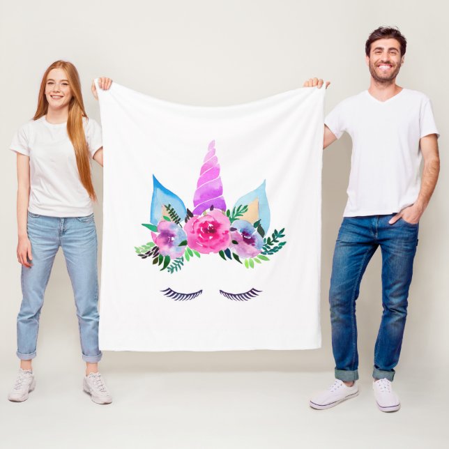 Manta Polar Cara de unicornio mágica (In situ)