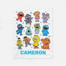 Manta Polar Carácter de Plaza Sésamo