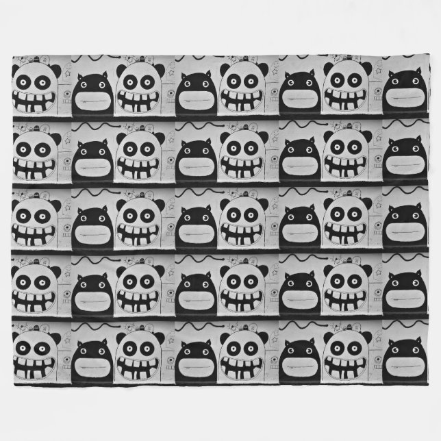 Manta Polar Caracteres de personalizados (Frente (Horizontal))