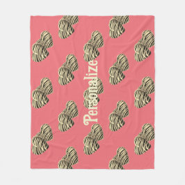 Manta Polar Caramelos de chocolate amor romántico rosa lindo a