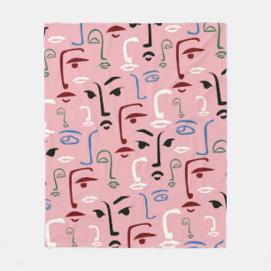 Manta Polar Caras monocromas