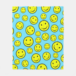 Manta Polar Caras sonrientes