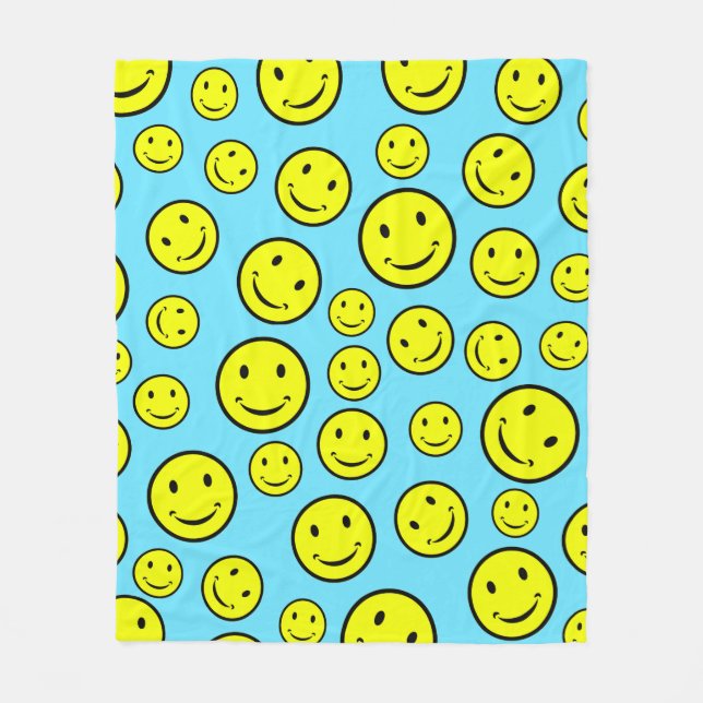 Manta Polar Caras sonrientes (Anverso)