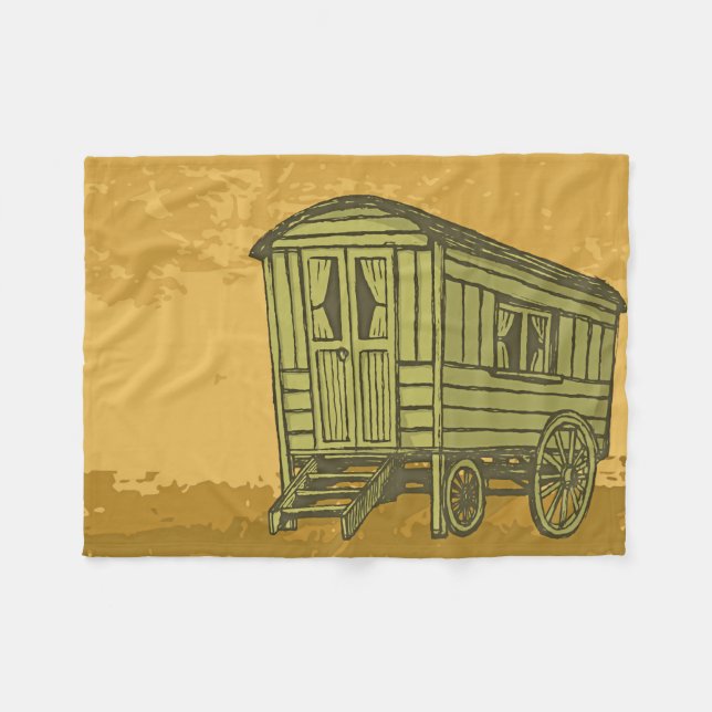 Manta Polar Caravana gitana (Frente (Horizontal))