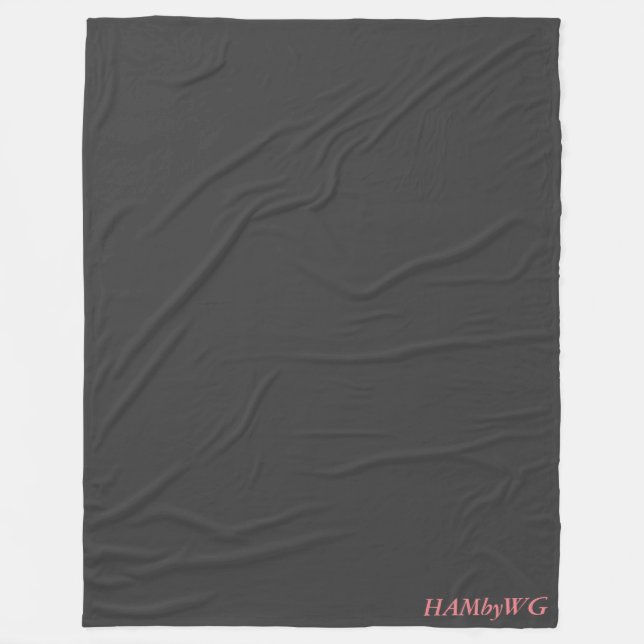 Manta Polar Carbón - Funda HAMbWG Fleece, grande (Anverso)