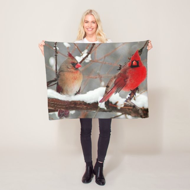 Manta Polar cardenales masculinos y femeninos (In situ)