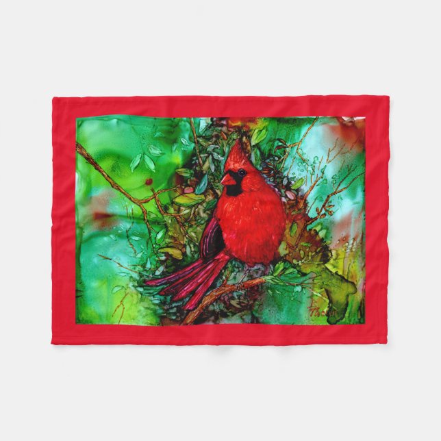 Manta Polar Cardianl en el árbol (Frente (Horizontal))