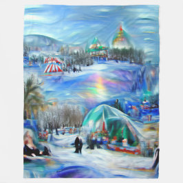 Manta Polar Carnaval de invierno