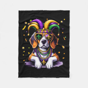 Manta Polar Carnaval del Festival del Perro de Beagle Bead Bea