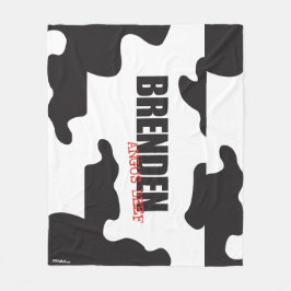 Manta Polar Carne de vaca de Brenden Angus, 50" x60 "