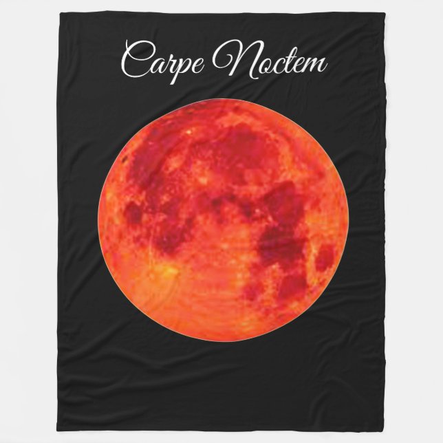 Manta Polar Carpe Noctem Large Fleece Blanket (Anverso)