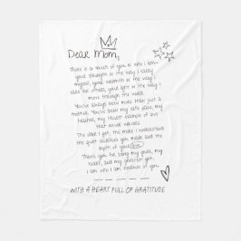 Manta Polar Carta a mamá