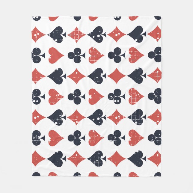 Manta Polar Cartas de reproducción: Grunge Resumen (Anverso)