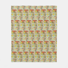 Manta Polar Cartas de Tarot antiguas Estrellas de Sun Moon