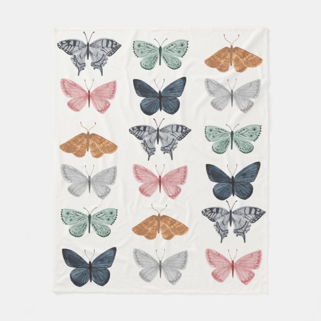 Manta Polar Cartel de bienvenida para baby shower encantado de (Anverso)