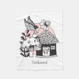 Manta Polar Casa De Hadas Y De Hadas Encantadas