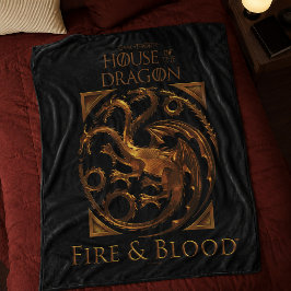 Manta Polar CASA DEL DRAGÓN | Emblema de la Casa Targaryen
