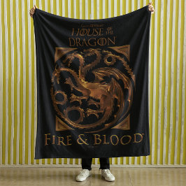Manta Polar CASA DEL DRAGÓN | Emblema de la Casa Targaryen