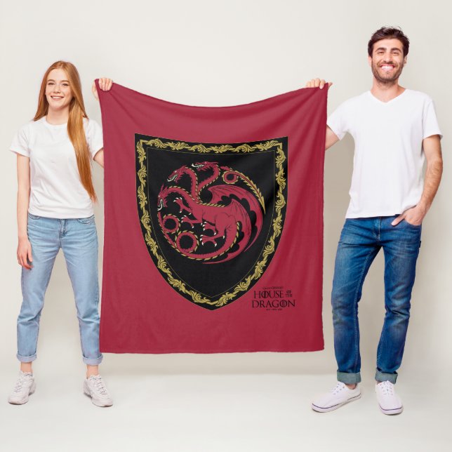 Manta Polar CASA DEL DRAGÓN | Escudo de House Targaryen (In situ)