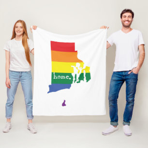 Manta Polar Casa del Orgullo Gay  Isla Rhode