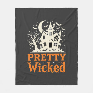 Manta Polar Casa Embrujada de Halloween Pretty Wicked_1