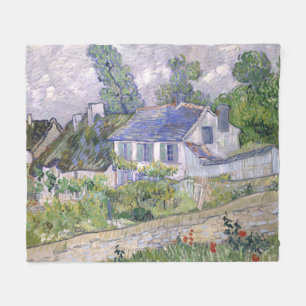 Manta Polar Casas en Auvers de Vincent van Gogh